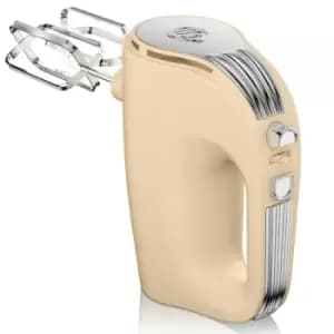 Swan SP20150CN Retro 5 Speed Hand Mixer - Cream