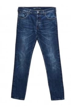 Mens French Connection 72 Denim Stretch Indigo Slim Fit Jeans Ink