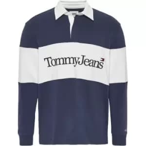 Tommy Jeans Tjm Rlxd Serif Linear Rugby - Blue