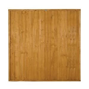 Forest Garden Dip Treated Closeboard Fence Panel - 6 x 6ft Pack of 3