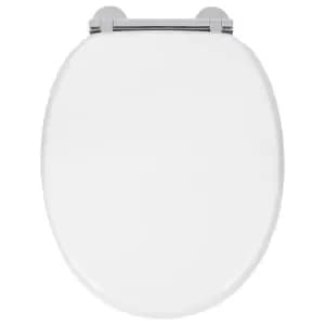 Croydex Flexi-Fix Lucerne Toilet Seat - White