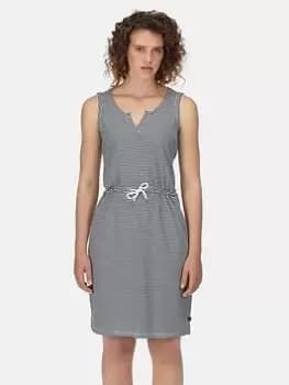 Regatta Fahari Dress - Navy/White Stripe, Navy/White Stripe, Size 16, Women