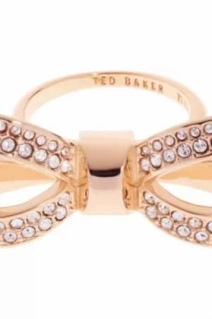 Ted Baker Jewellery Olima Opulent Pave Bow Ring JEWEL TBJ1562-24-02ML