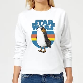 Star Wars Porg Womens Sweatshirt - White - M