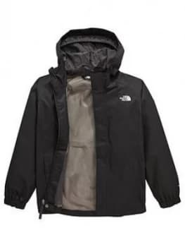 The North Face Older Boys Resolve Reflective Jacket Black Size M