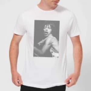 Rolling Stones Mick BW2 Mens T-Shirt - White - 3XL