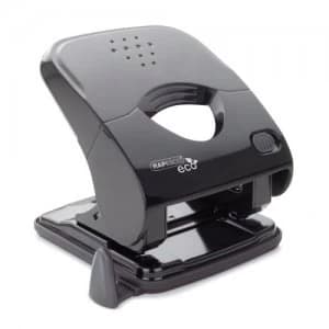 Rapesco ECO X5-40ps Less Effort 2 Hole Punch black
