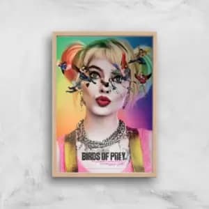 DC Birds Of Prey Giclee Art Print - A2 - Wooden Frame