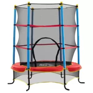 Homcom 5.4ft (65'') Kids Trampoline with Enclosure Net