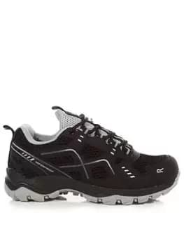 Regatta Vendeavour ES Waterproof Junior Low Boot, Black/Grey, Size 1 Older