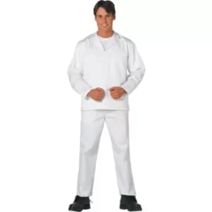 2208 White XXL Bakers Trousers