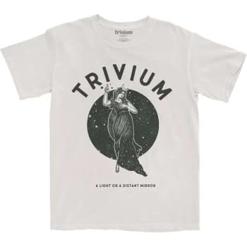 Trivium - Moon Goddess Unisex Large T-Shirt - White