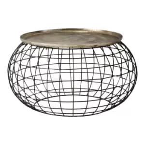 Gallery Direct Rowen Antique Coffee Table / Gold