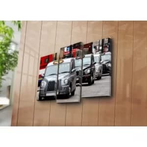 3KBPAT-15 Multicolor Decorative Canvas Painting (3 Pieces)