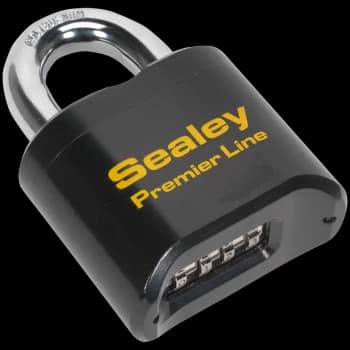 Sealey Steel Combination Padlock 62mm Standard