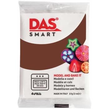 321028 Smart Oven-Bake Clay 57g (2x 28.5g) Chocolate - DAS