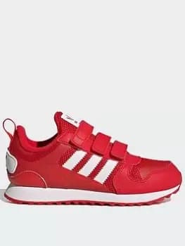 adidas Originals Kids Zx 700 Hd, Red/White, Size 10