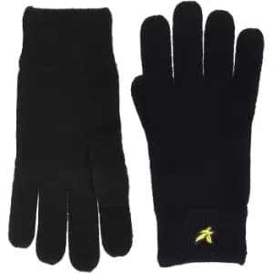Lyle & Scott Mens Racked Rib Super Soft Winter Gloves One Size
