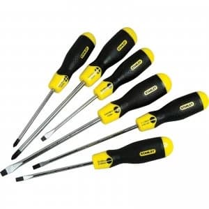 Stanley 6 Piece Cushion Grip Screwdriver Set