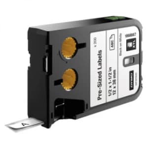 Dymo 1868667 Black On White Label Tape 12mm x 38m