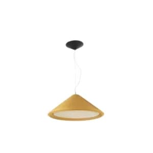Hue 3 Light Small Dome Ceiling Pendant Yellow, E27
