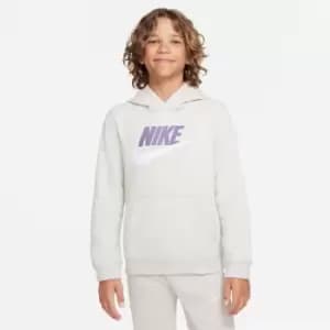 Nike Sportswear Club Fleece Big Kids Pullover Hoodie - Beige