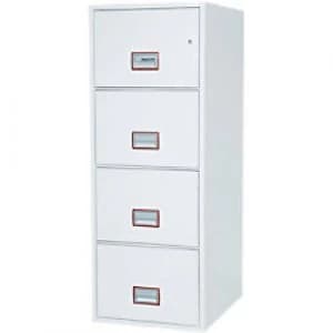 Phoenix Filing Cabinet with Key Lock FS2264K 62L 1405 x 530 x 805mm White