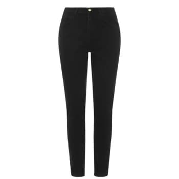 Biba Billie Logo Boyfriend Jeans - Black