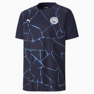PUMA Man City Stadium Youth Jersey, Peacoat/Light Blue, size Large, Clothing