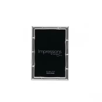 4" x 6" - Silver Colour Bamboo Shoot Photo Frame
