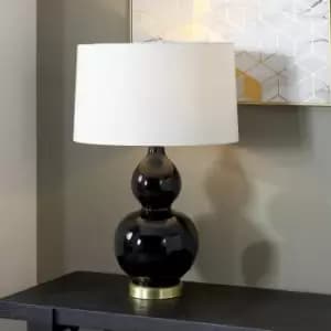 Gatsby Ceramic Table Lamp Black