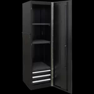 Sealey 3 Drawer Heavy Duty Hang On Locker Black