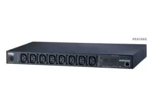 ATEN 8-Port Intelligent 1U ECO Power Distribution Unit (PDU),...
