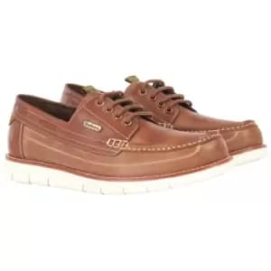 Barbour Mens Hardy Boat Shoes Tan UK 10