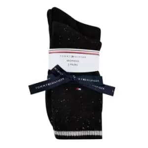 Tommy Hilfiger Tommy Socks 2 pack Npy Gft - Black