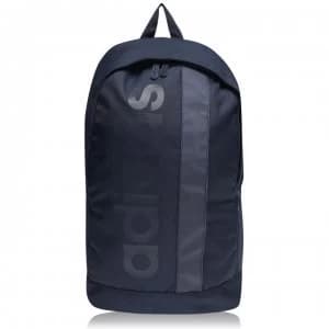 adidas adidas Womens Linear Leopard Backpack - Navy
