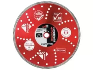 OX Tools TX10R-105/16 OX Spectrum Pro Turbo Diamond Blade - Multi-Steel 105 x 16mm