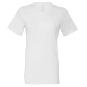 Bella + Canvas Womens/Ladies Jersey Short-Sleeved T-Shirt (L) (White)