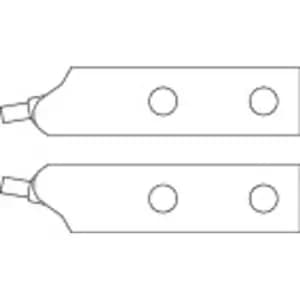 Gedore Pair of spare tips angled d 3.5 mm