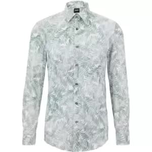 Boss H-Hank Kent Long Sleeve Shirt - Green