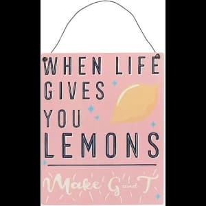 Lemons Wall Plaque