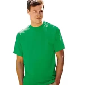 Fruit Of The Loom Mens Valueweight Short Sleeve T-Shirt (XL) (Brick Red)