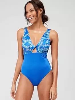 DORINA Noumea Non Padded Swimsuit, Blue, Size 12, Women