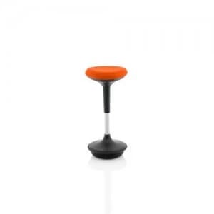 Sitall Deluxe Vistor Stool Fabric Seat Mandarin BR000213