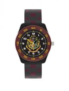 Harry Potter Harry Potter Time Teacher Dial Black Printed Strap Kids Watch