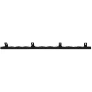4 pcs Nylon Rack for Sliding Gate Opener Vidaxl Black