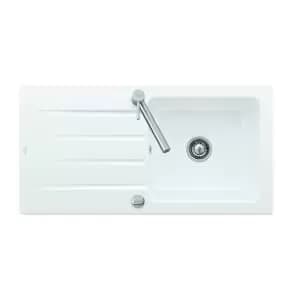 Villeroy & Boch Architectura 1 Bowl Ceramic Kitchen Sink - White