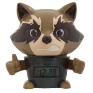 Bulbbotz Marvel The Avengers: Infinity War Rocket Raccoon Clock (5.5 inches)
