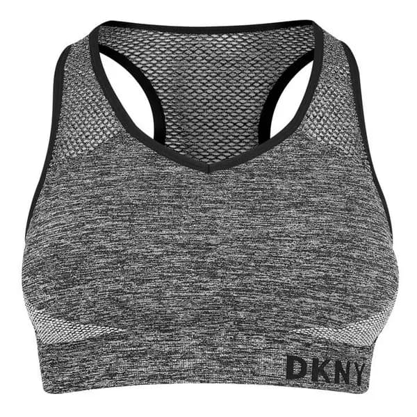 DKNY Sport Seamless Bra - Grey 8