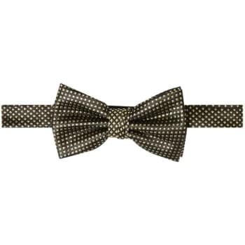 Label Lab Cosmopolitan Woven Lurex Spot Bow - Black